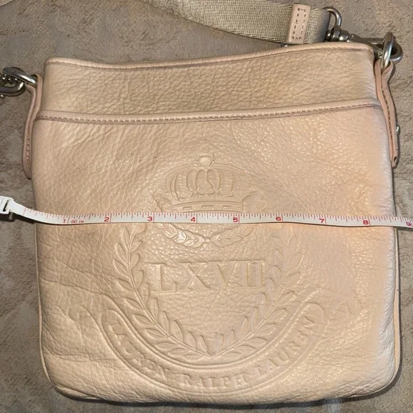 Ralph Lauren Beige Leather Crossbody - Picture 4 of 5